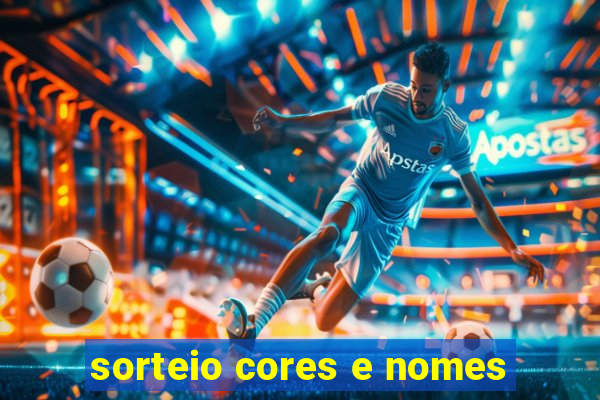 sorteio cores e nomes